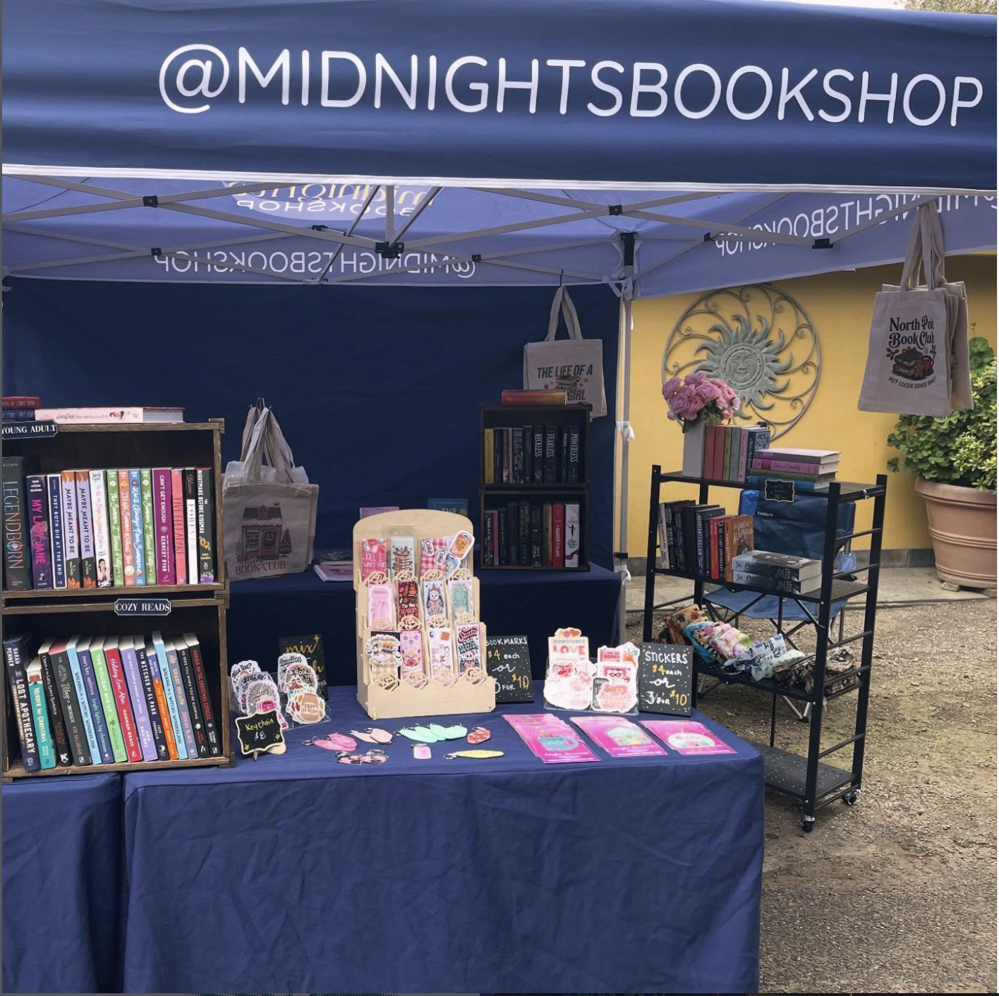 Out pop-up bookshop